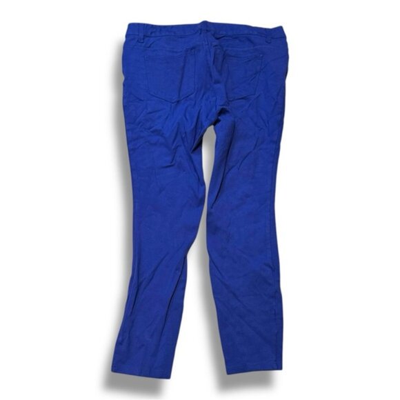 Women’s torrid 14 Electric Blue Mid Rise Ankle Crop Pant - Picture 2 of 7